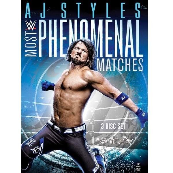 WWE AJスタイルズ モスト・フェノメナル・マッチ DVD