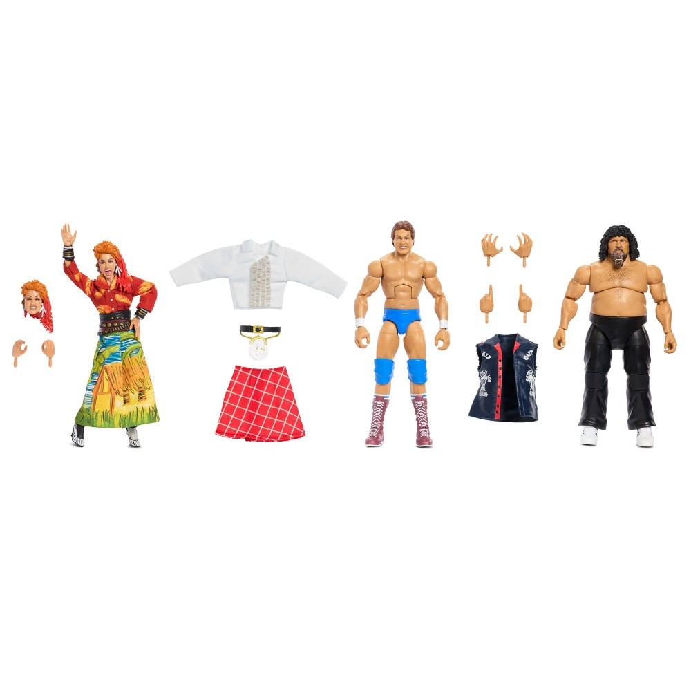 【予約】WWE フィギュア ロックン N レスリング コネクション 3パック