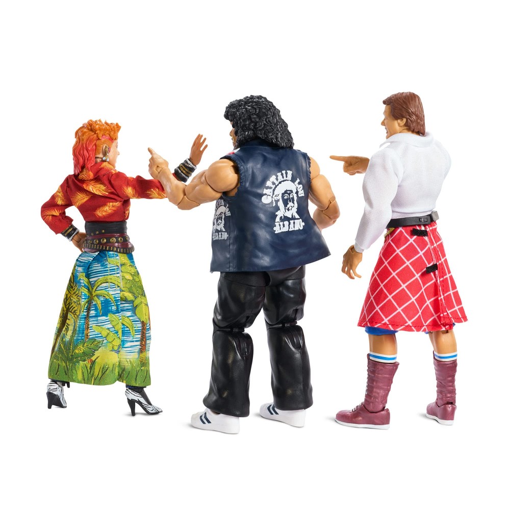 【予約】WWE フィギュア ロックン N レスリング コネクション 3パック