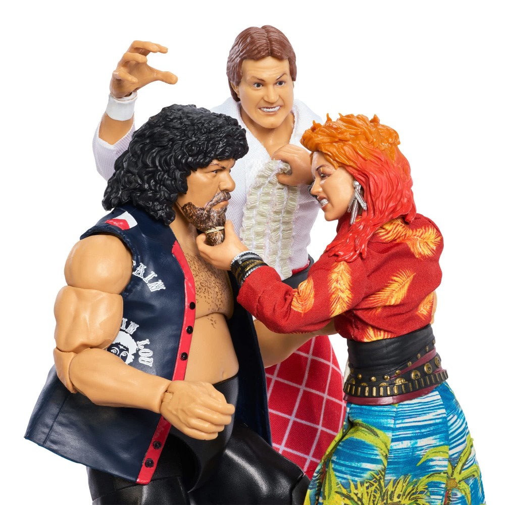 予約】WWE フィギュア ロックン N レスリング コネクション 3パック