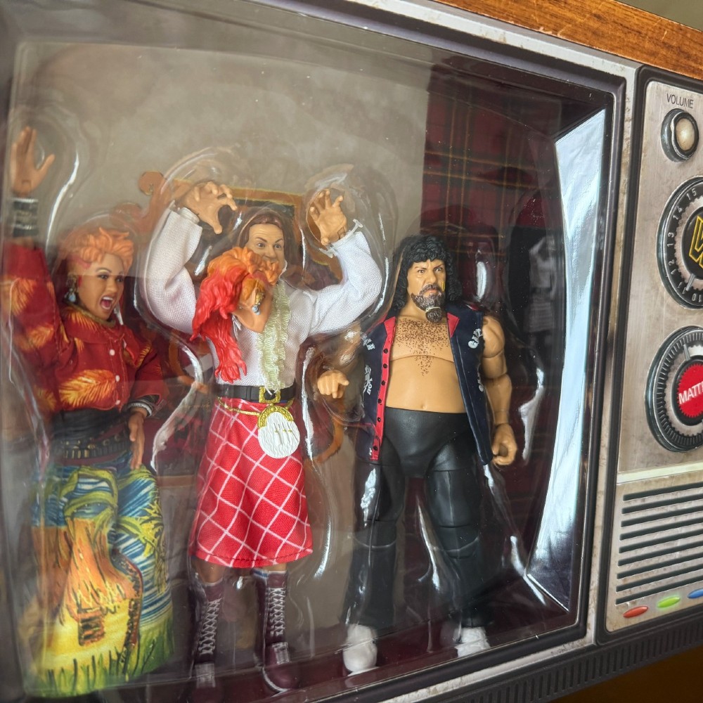 WWE フィギュア ロックン N レスリング コネクション 3パック