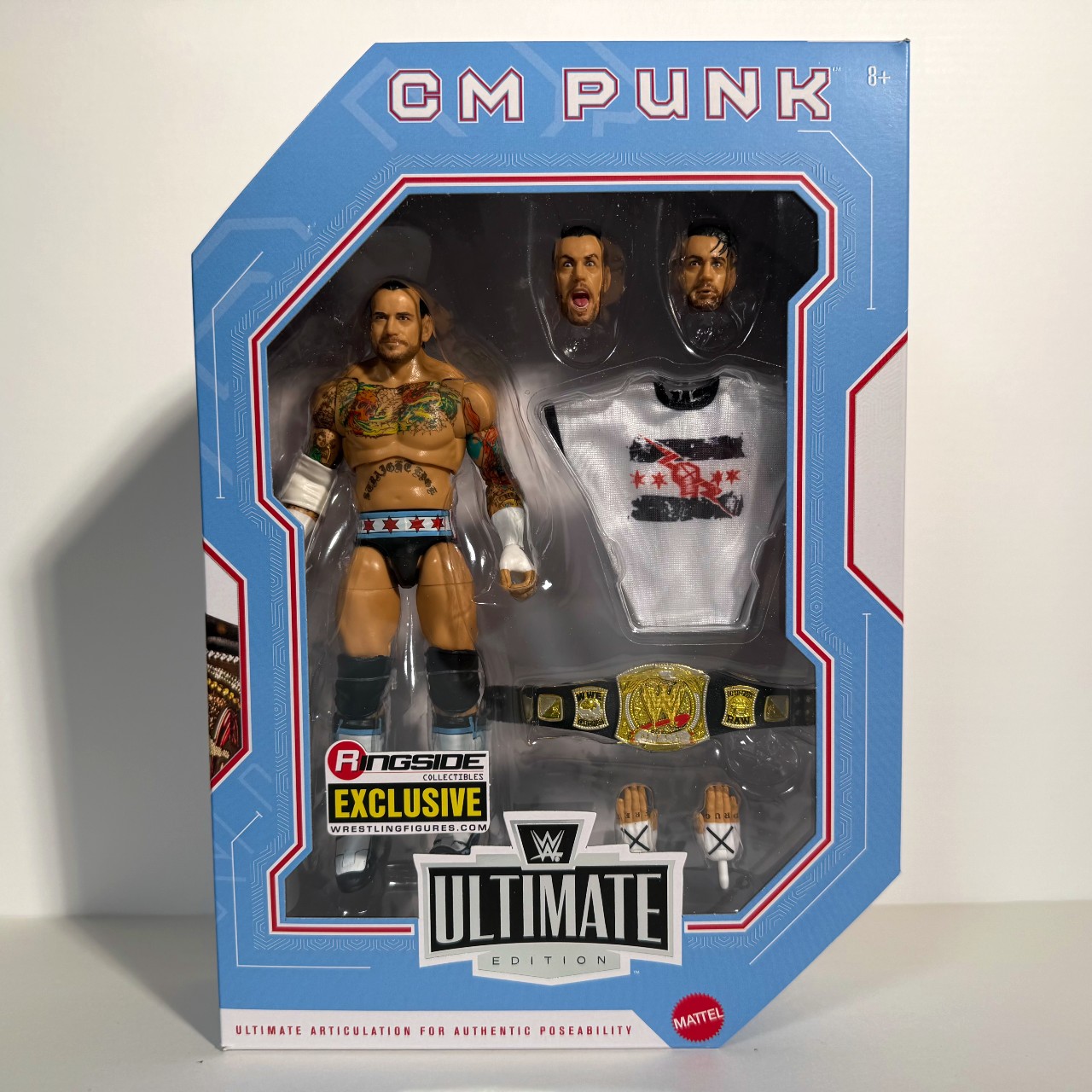 WWEフィギュア CMパンク CMパンク フィギュア CM Punk 眩しかっ フロム