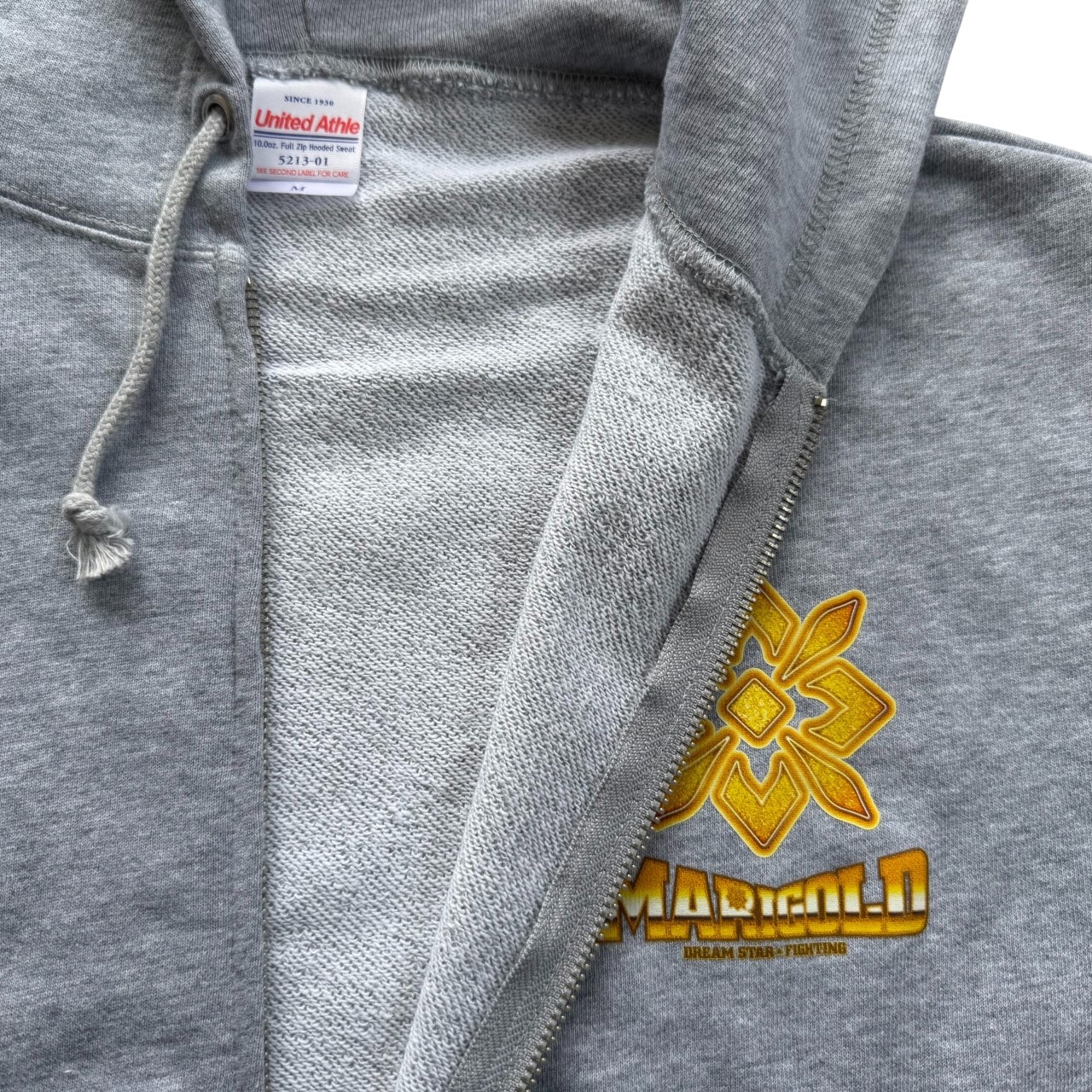【通販限定】マリーゴールド MARIGOLD ロゴ セットアップ スウェットパーカー & パンツ グレー (M/L/XL)