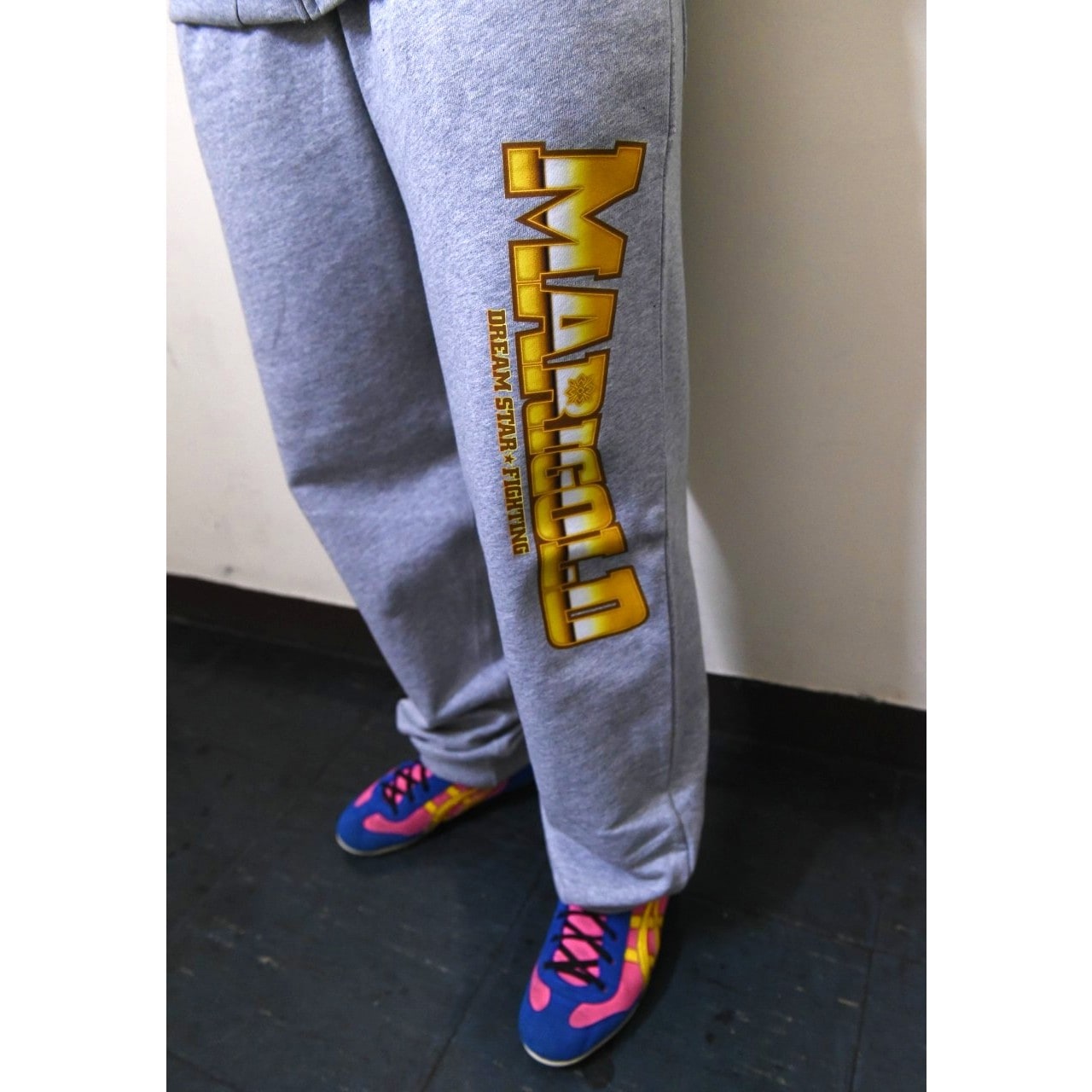 【通販限定】マリーゴールド MARIGOLD ロゴ セットアップ スウェットパーカー & パンツ グレー (M/L/XL)