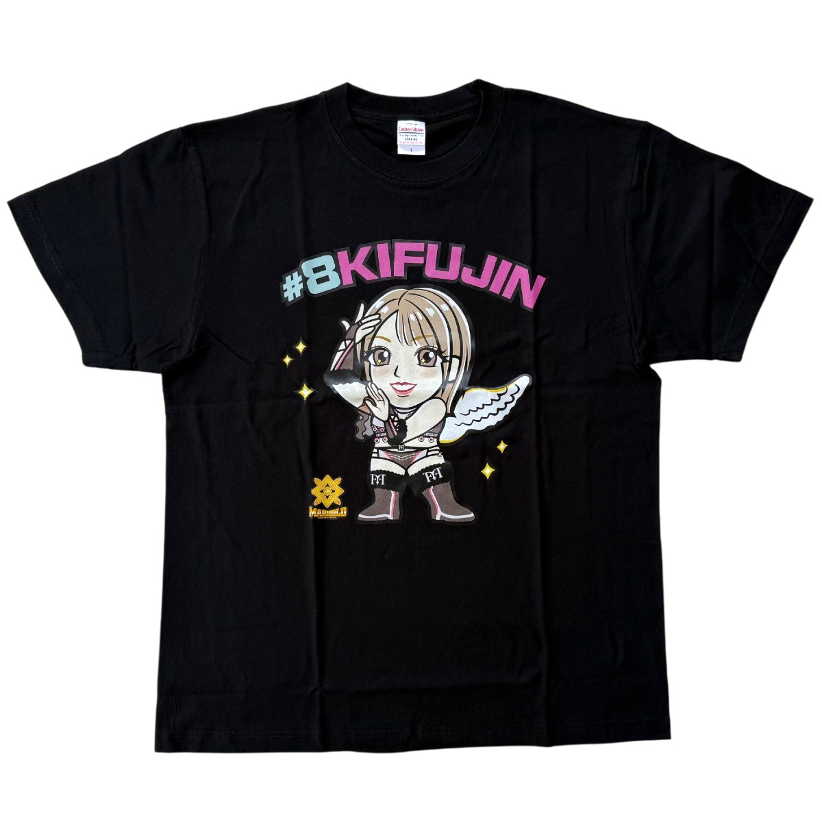 #8 KIFUJIN 桜井麻衣 イラスト Tシャツ (XL)