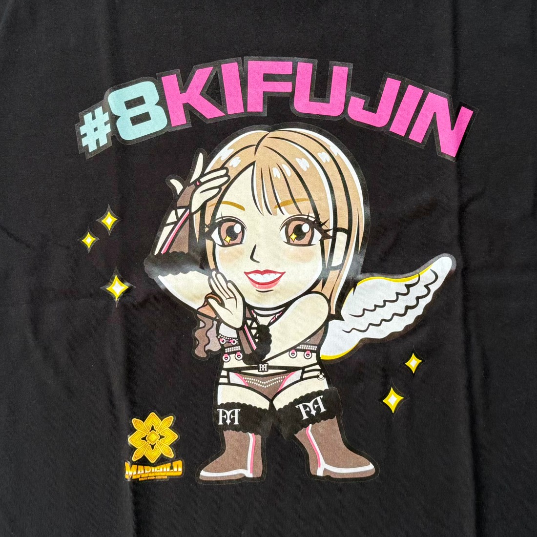 #8 KIFUJIN 桜井麻衣 イラスト Tシャツ (XL)