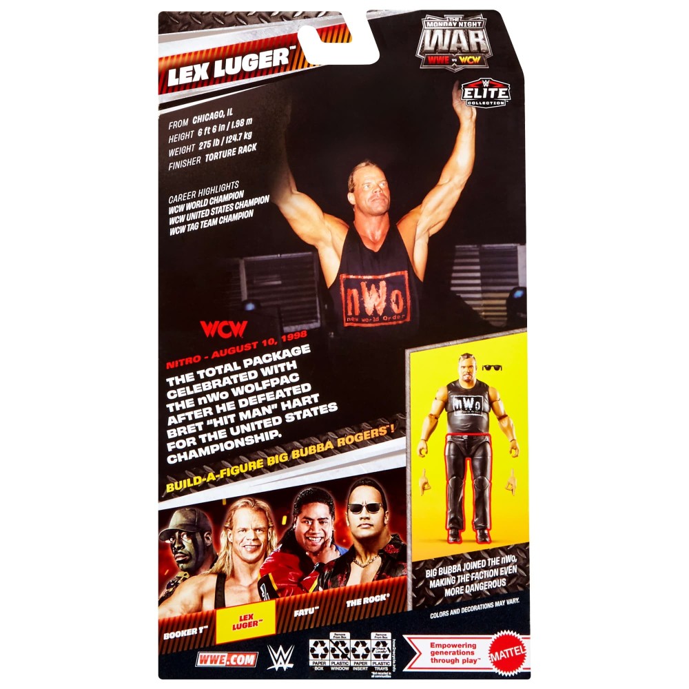WWE WCW マテル レックス ルガー プロレス フィギュア レックス・ルガー WWE フィギュア エリート MNW 9 | WWE | ビッグ