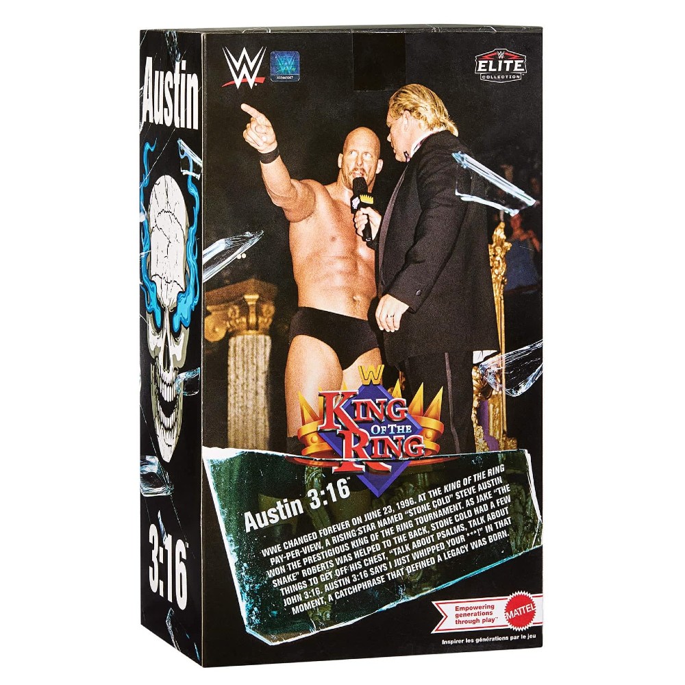 ストーン・コールド スティーブ・オースチン WWE フィギュア エリート キング・オブ・ザ・リング