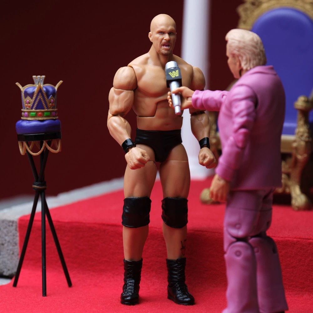 ストーン・コールド スティーブ・オースチン WWE フィギュア エリート キング・オブ・ザ・リング