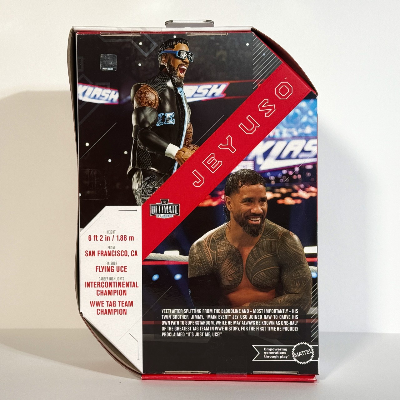 WWE USOS アルティメットエディション　フィギュア　新品　ジェイ・ウーソ 取り寄せ】ジェイ・ウーソ WWE フィギュア アルティメット