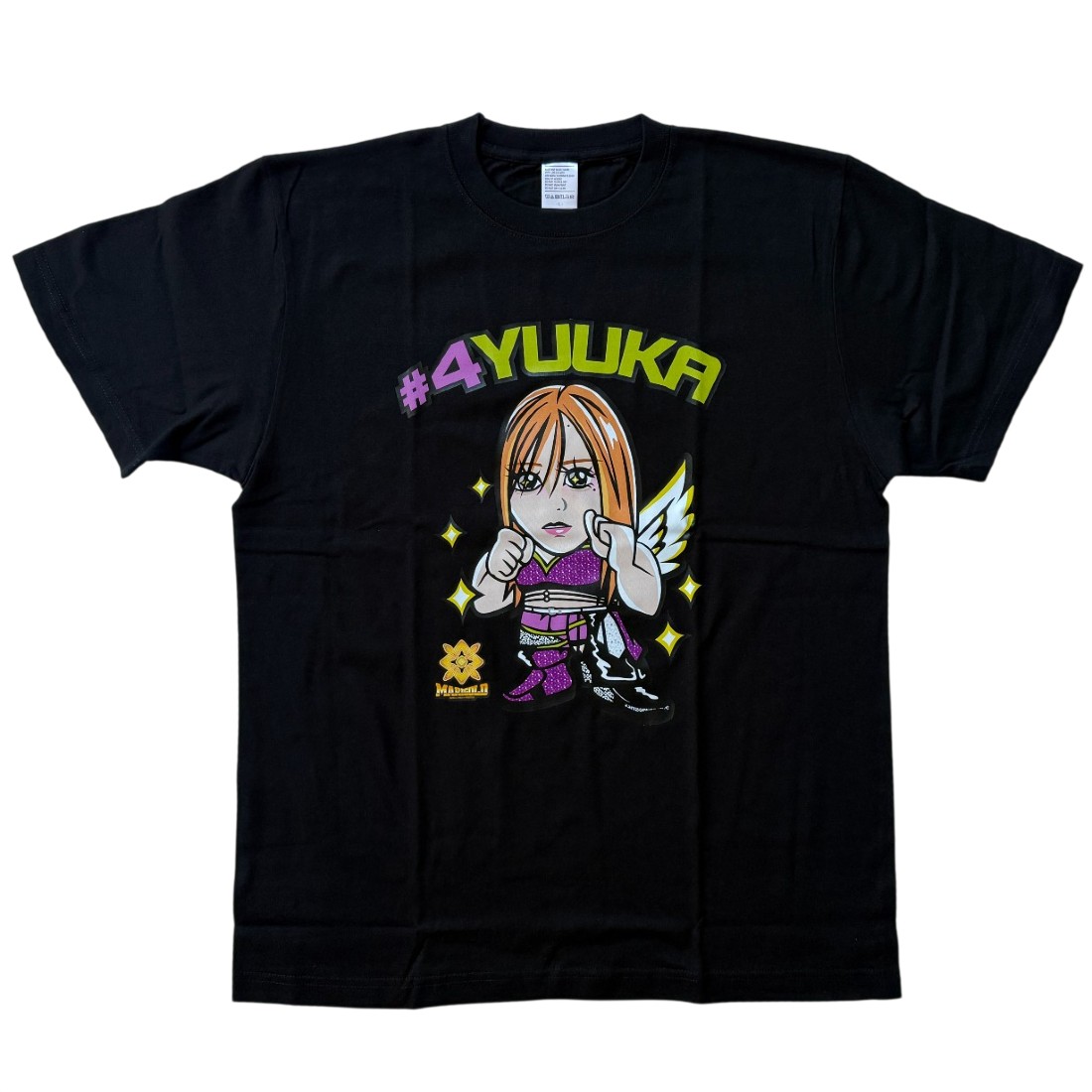 #4 山﨑裕花 イラスト Tシャツ (XL)