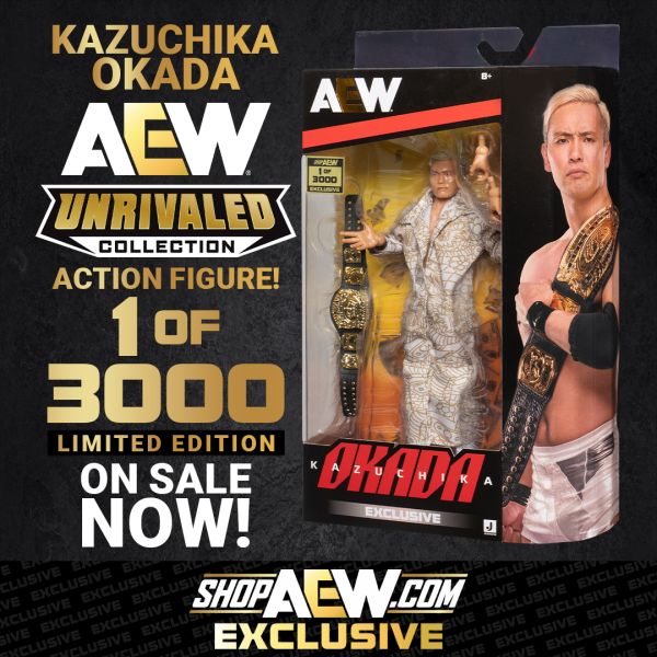 オカダ・カズチカ AEW フィギュア 限定版 (1/3000) | 【プロレス