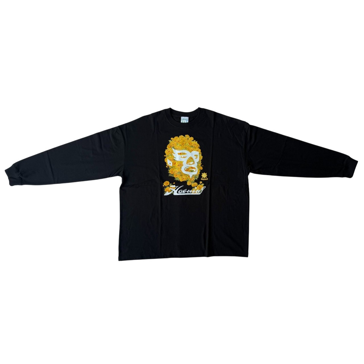 マリーゴールド & ハオミン コラボ長袖Tシャツ 黒