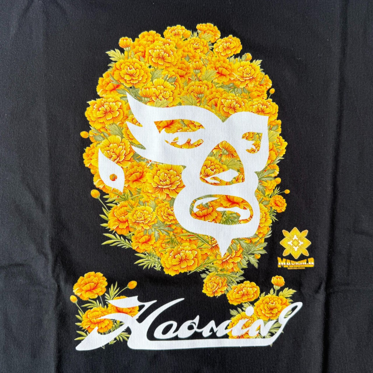 マリーゴールド & ハオミン コラボ長袖Tシャツ 黒
