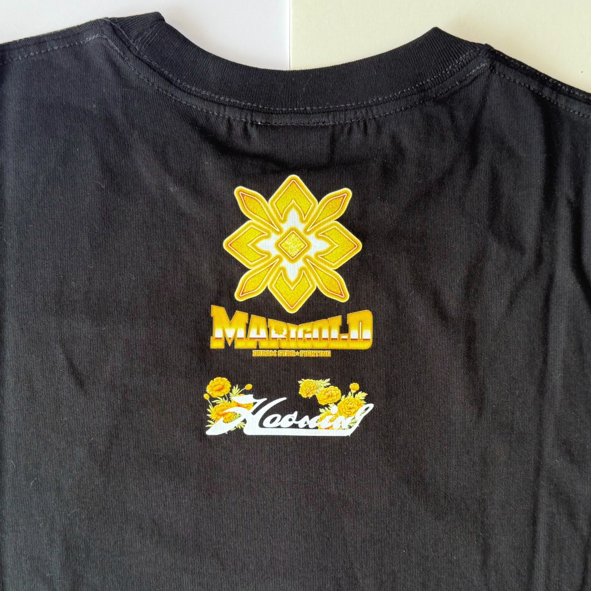 マリーゴールド & ハオミン コラボ長袖Tシャツ 黒