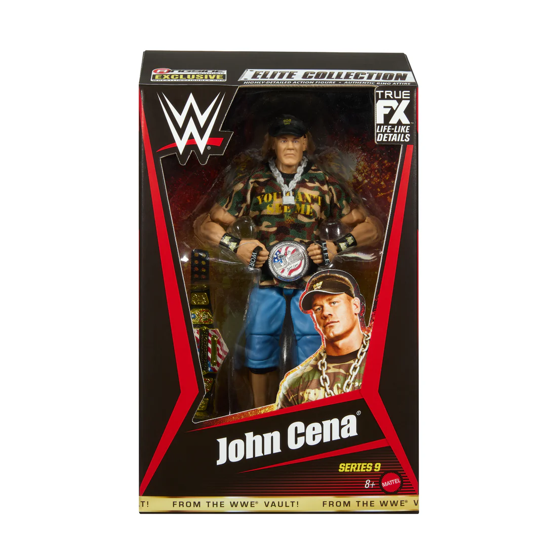WWE プロレスフィギュアセット（ジョン・シナ、ザ・ロックなど