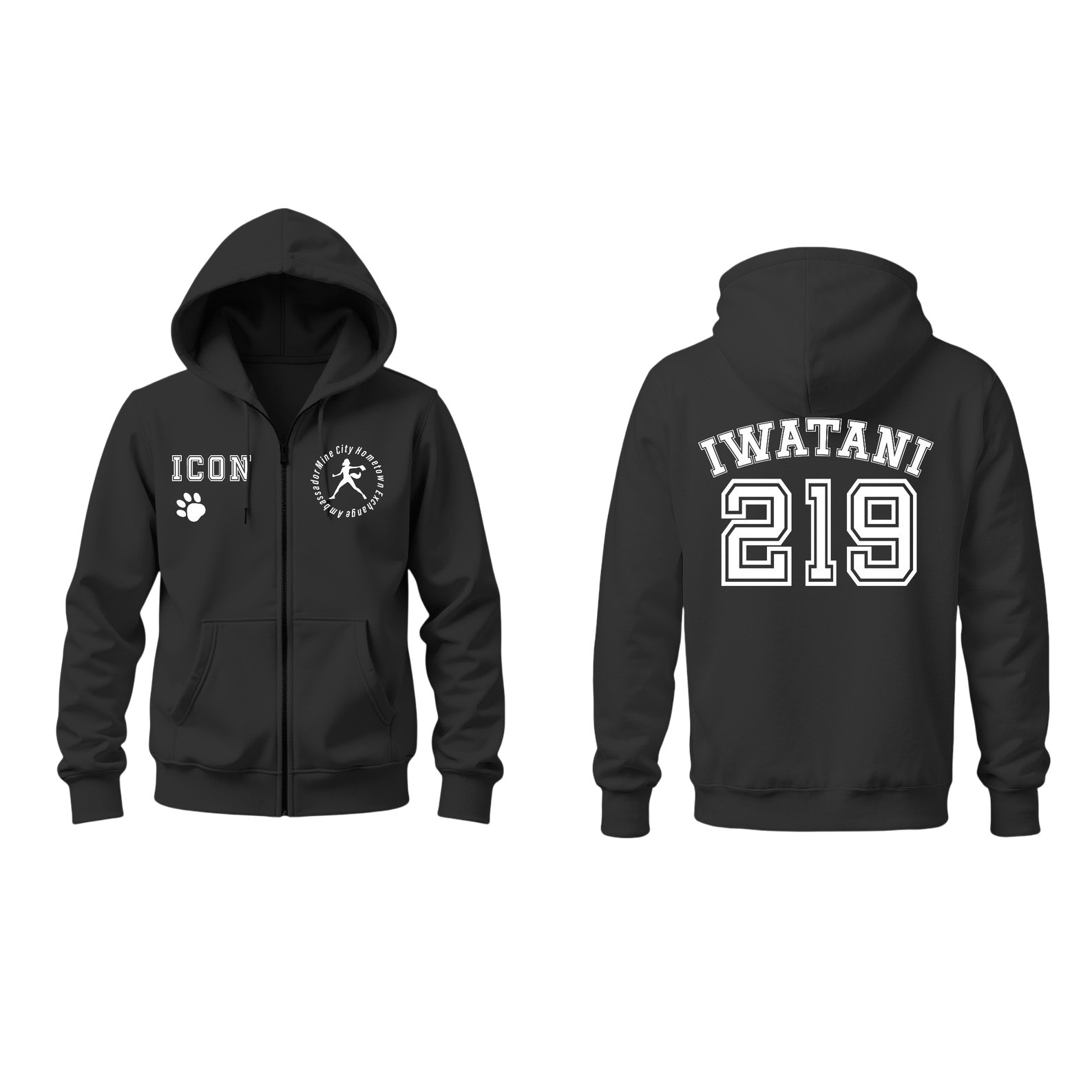 【再入荷】岩谷麻優 Icon 219 フーディー (XL)