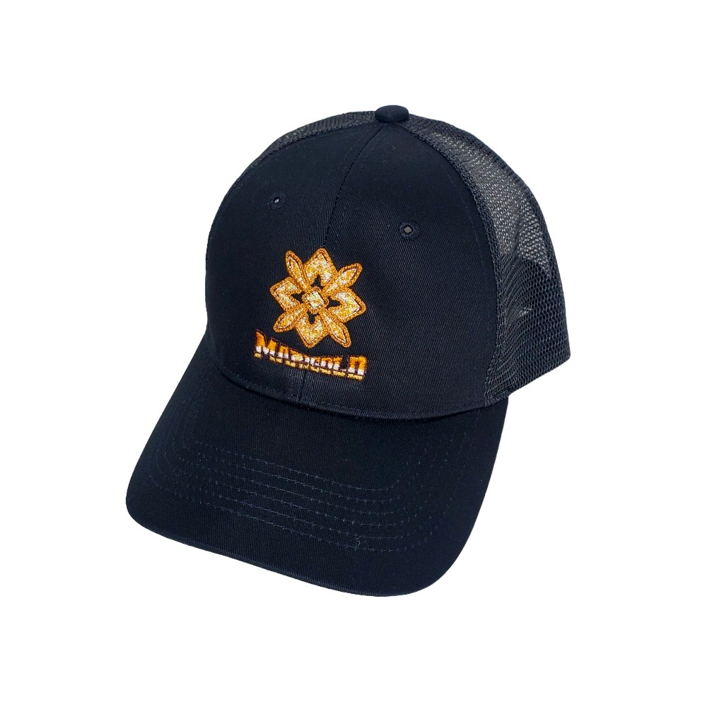 マリーゴールド メッシュキャップ 黒