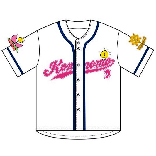 小桃 #2 マリーゴールド ベースボールシャツ