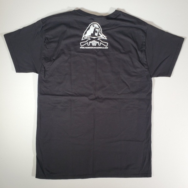 PWG プロレスリング・ゲリラ クラシック Tシャツ 黒 (L)
