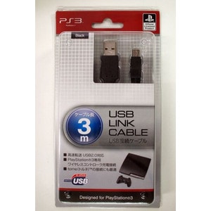 ������å��� ��������յ��� USB LINK CABLE 3m ILXOY013 �֥�å� psp ps3 USB���ť����֥�