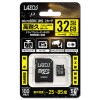 LAZOS ѵ 32GB microSD class10 ɿ ŵ X Ѿ׷ L-32MSD10W-U3V10