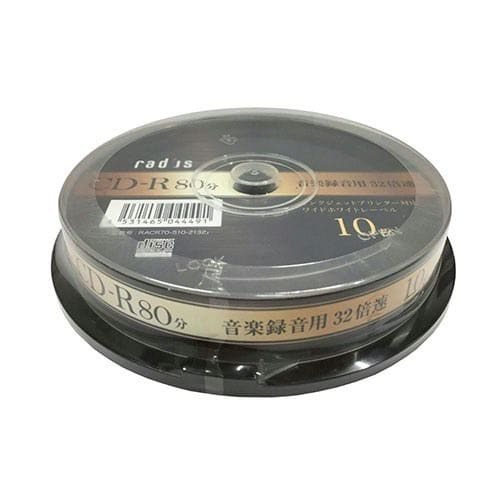 ��ǥ����� ����Ͽ���� CD-R 80ʬ 10�� RACR70-S10-2132