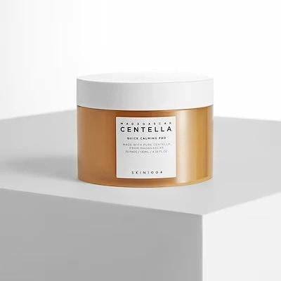 SKIN1004 マダガスカル センテラ クイックカーミングパッド 70枚入り トナーパッド パッド 拭き取り 鎮静 敏感肌 弱酸性 ツボクサエキス ヒアルロン酸 スキンケア 韓国 公式 日本出荷 送料無料