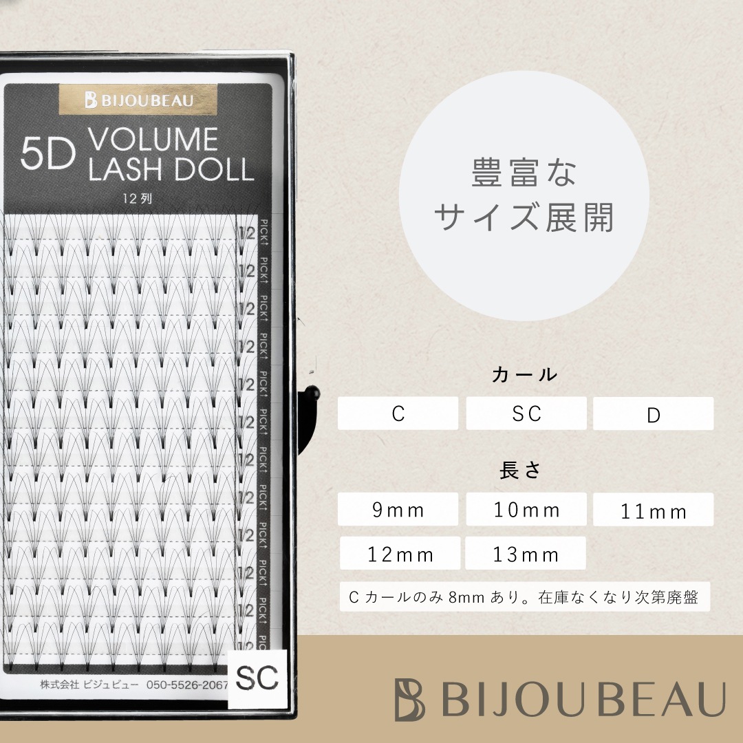 5Dボリュームラッシュドール0.07