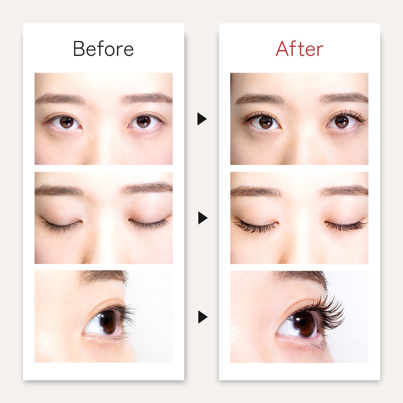 ブラウンセーブルエクステ12列 SC×0.15