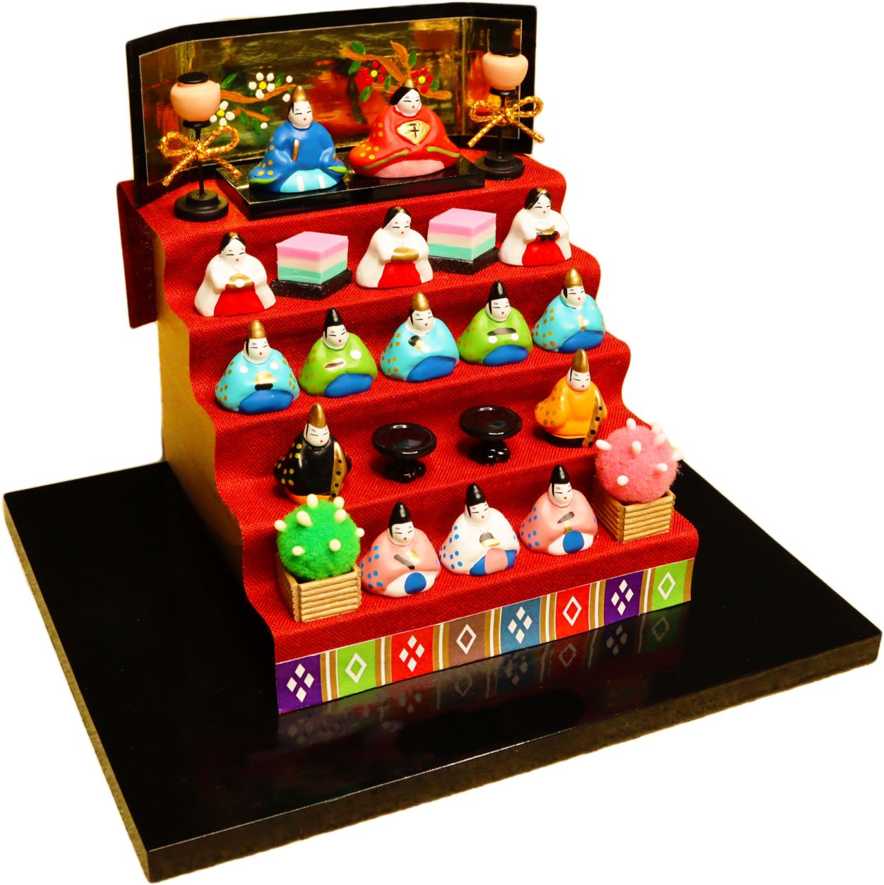 ミニミニひな人形5段飾りキット | すべての商品 | ビリーの手作り