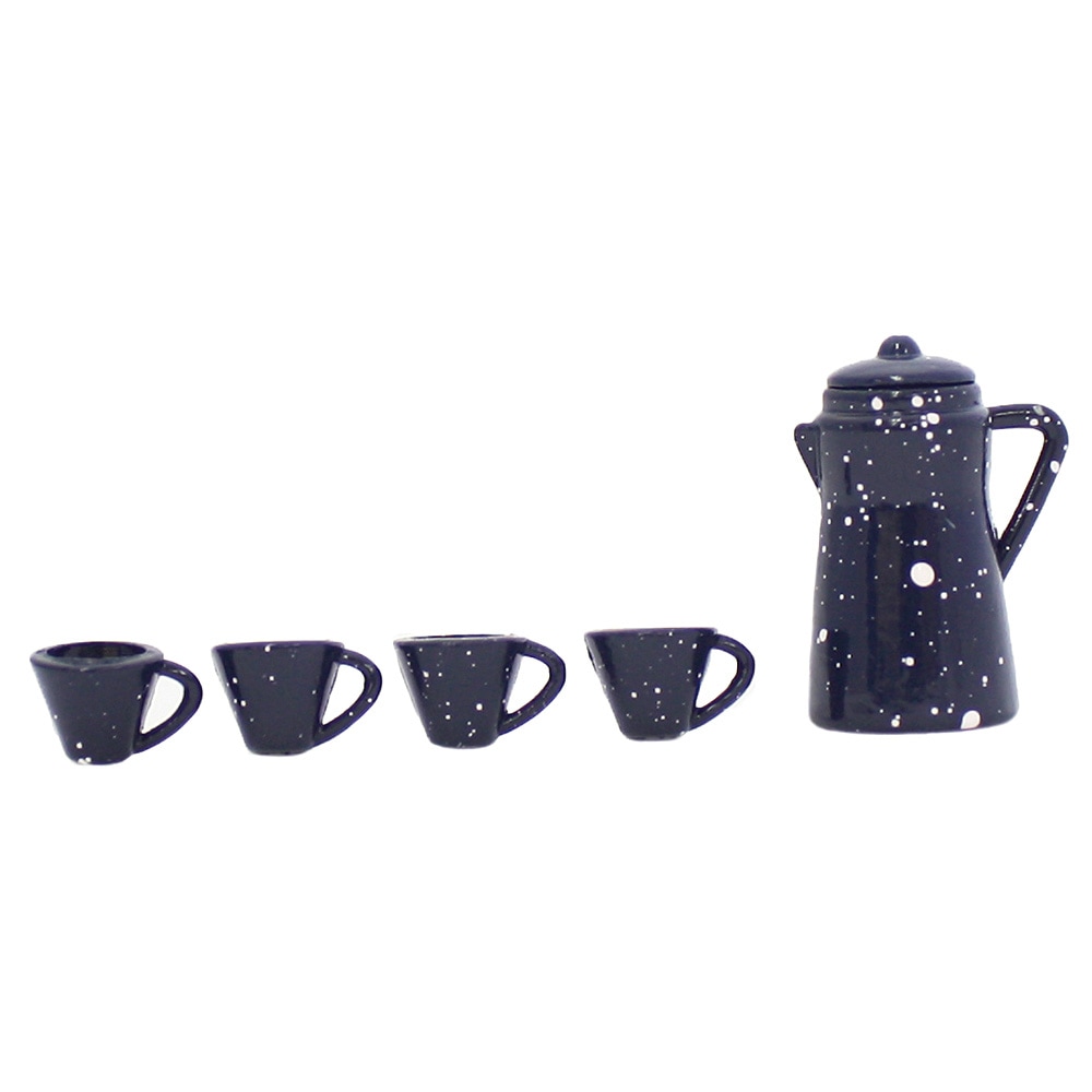 コーヒー５点セット　青色