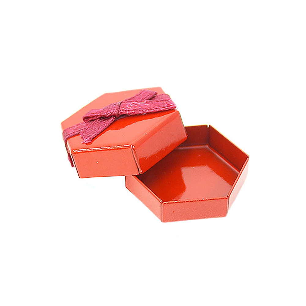 赤い六角ボックス