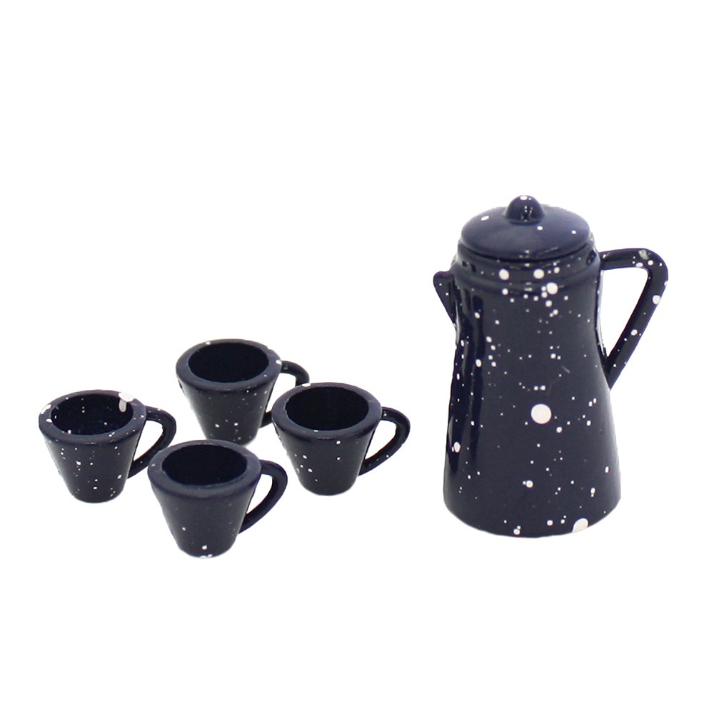 コーヒー５点セット　青色