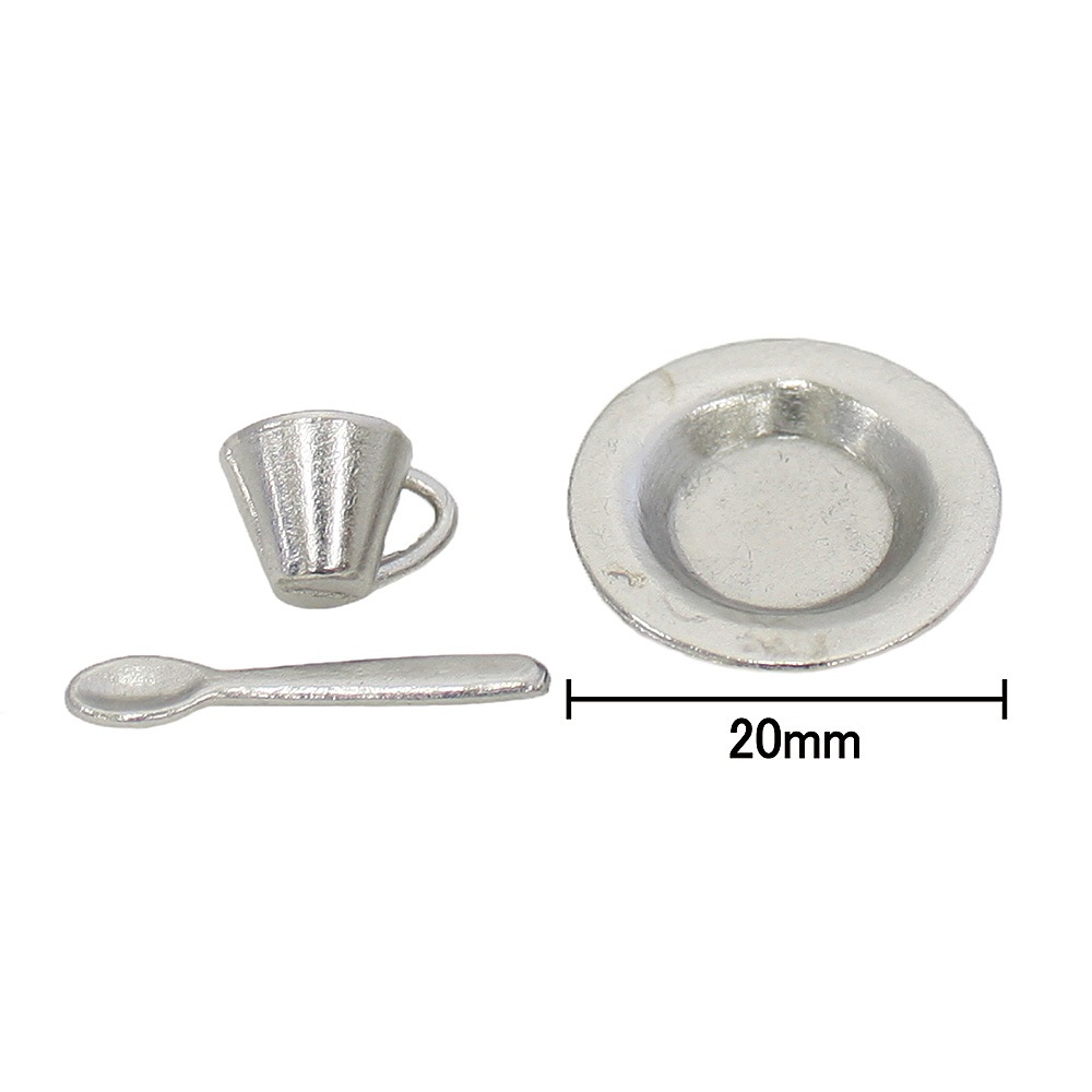 銀色コーヒーカップ