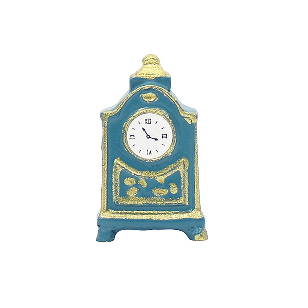 置時計(青) | ミニチュアパーツ | ビリーの手作りドールハウスキットと