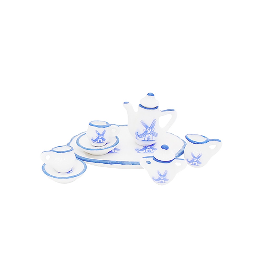 ティーセット | ミニチュアパーツ | ビリーの手作りドールハウスキット