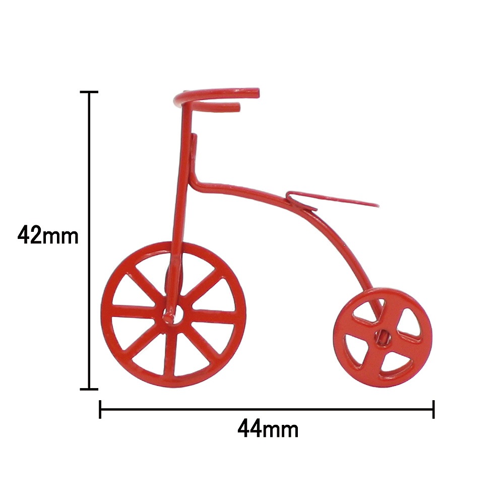 レトロ メタル ミニチュア自転車 赤 楽天市場】ミニチュア自転車 箱なし 1/10 ドール用自転車 ドール