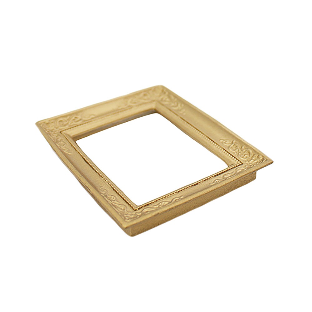 ゴールドフレームM | ミニチュアパーツ | ビリーの手作りドールハウス