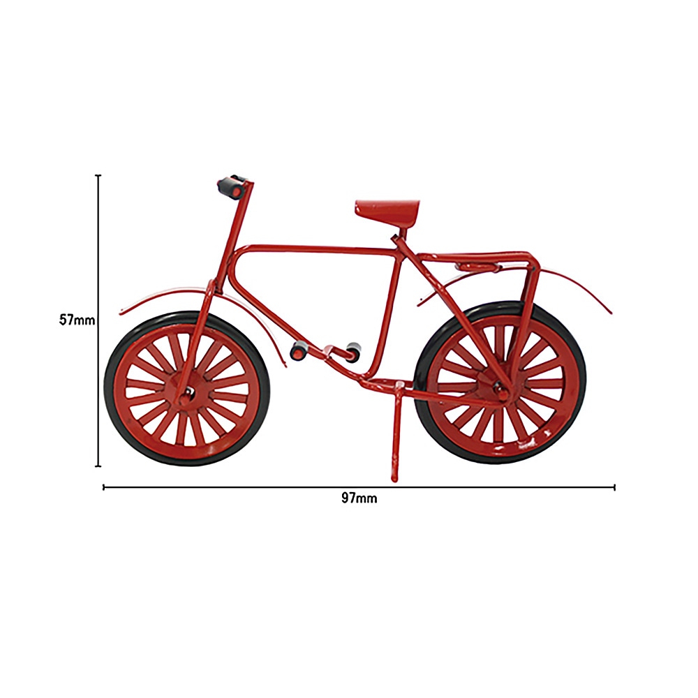 赤い自転車 | ミニチュアパーツ | ビリーの手作りドールハウス