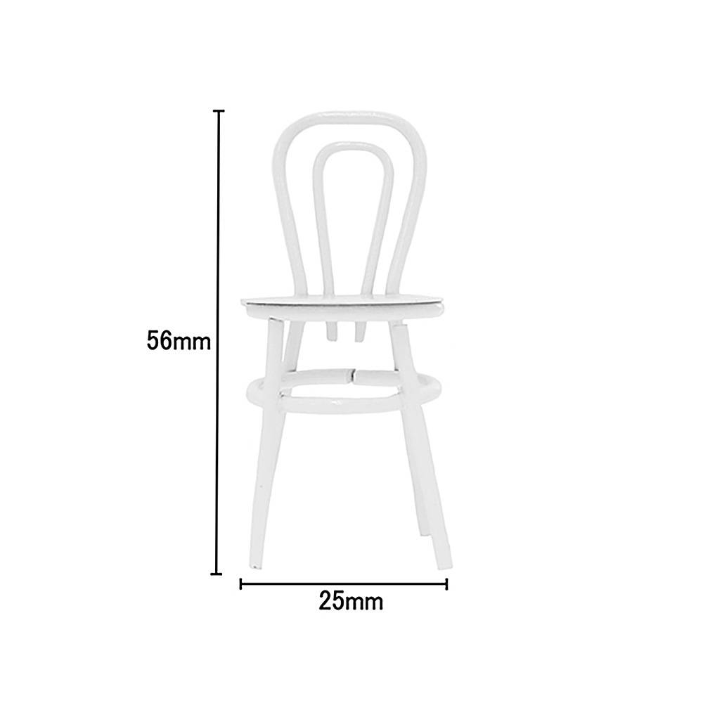 白いシングルチェア