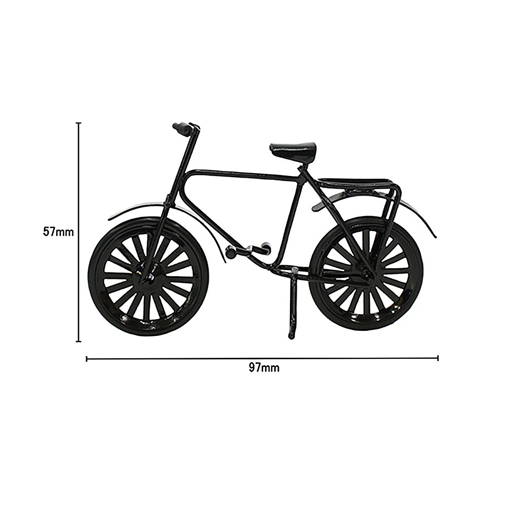1台売り 1/8スケール 金属製 BMX 自転車 ミニチュア 模型