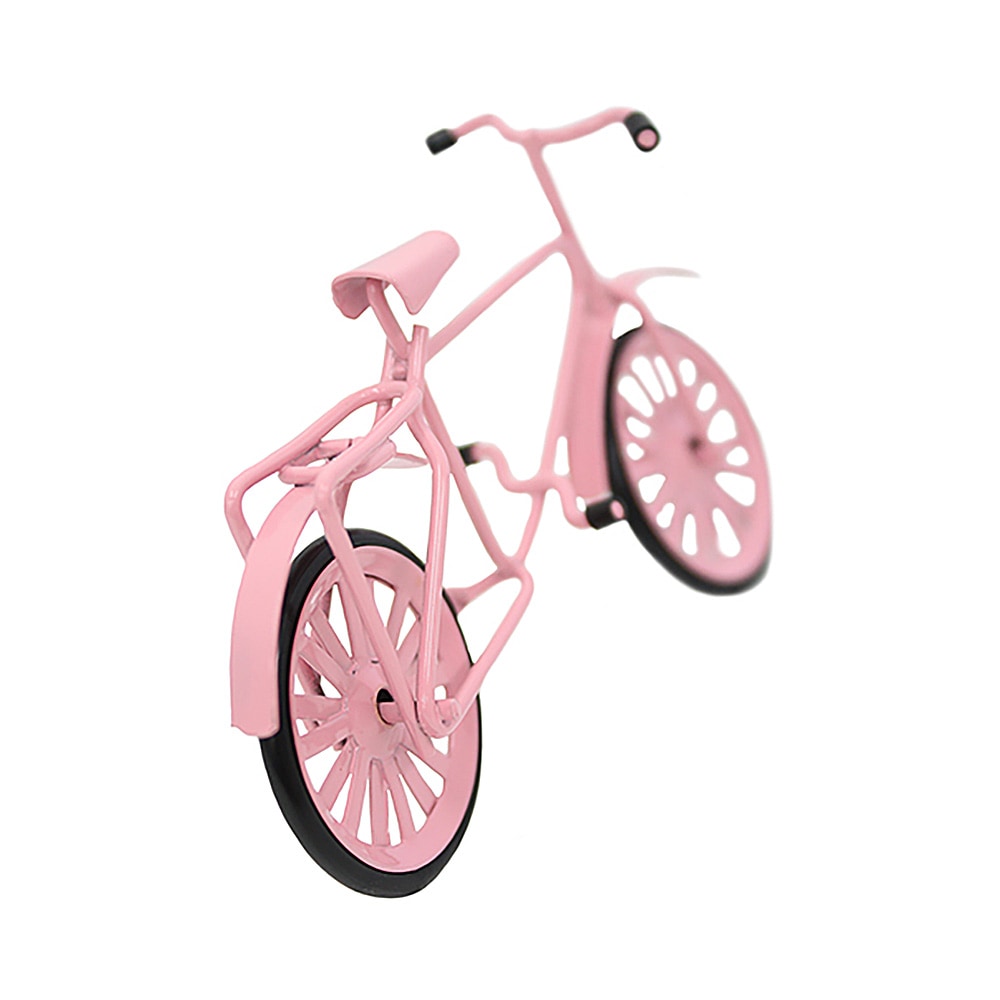 ピンクの自転車 | ミニチュアパーツ | ビリーの手作りドールハウス