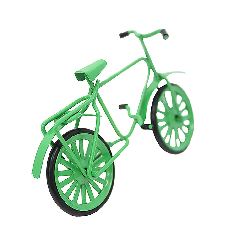 緑の自転車 | ミニチュアパーツ | ビリーの手作りドールハウスキットと
