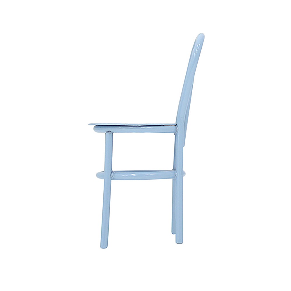 水色のシングルチェア