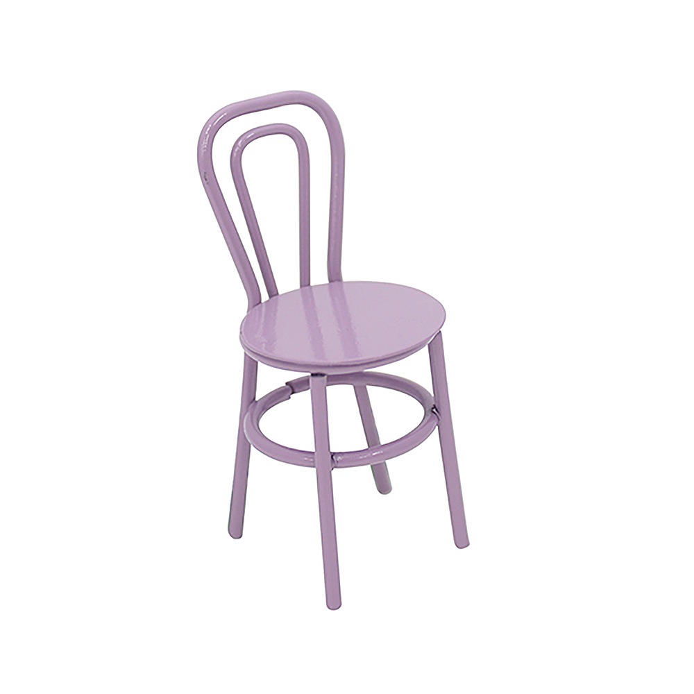 紫のシングルチェア