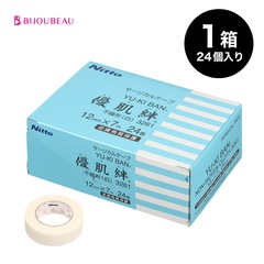 サージカルテープ【不織布/優肌絆(白)】×1箱(24巻)