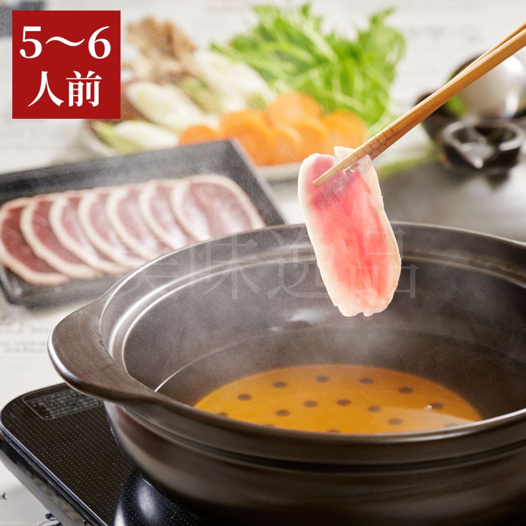 但馬鴨　鴨しゃぶセット5～6人前（冷凍）最高級合鴨　オーガニックファームたにぐ