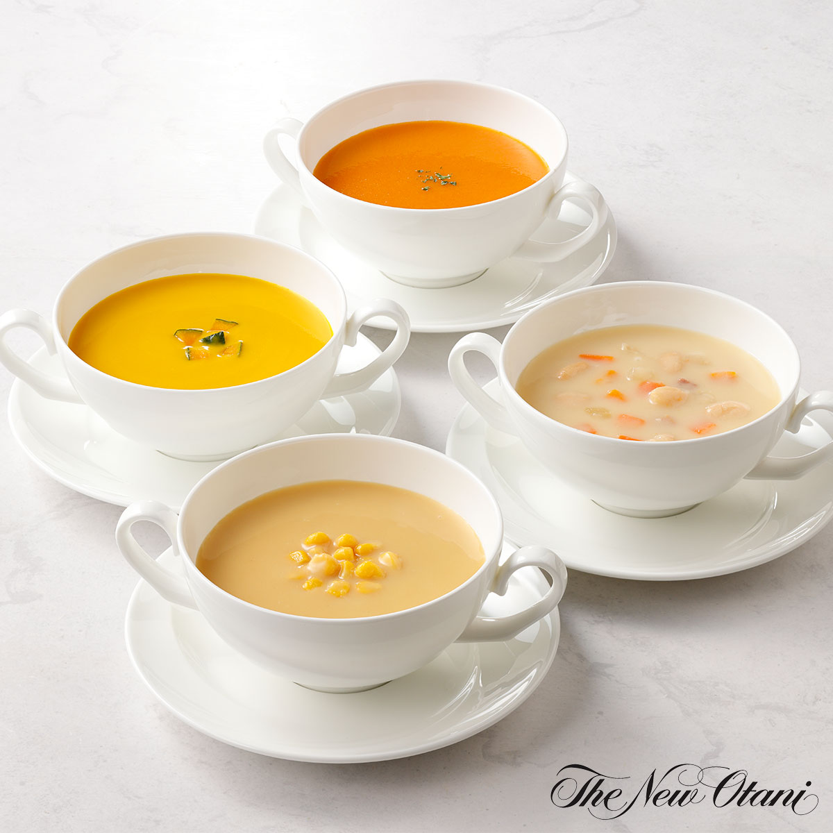 ホテルニューオータニ　レトルトスープセット（4種10箱入）　老舗ホテルシェフ監修の逸品
