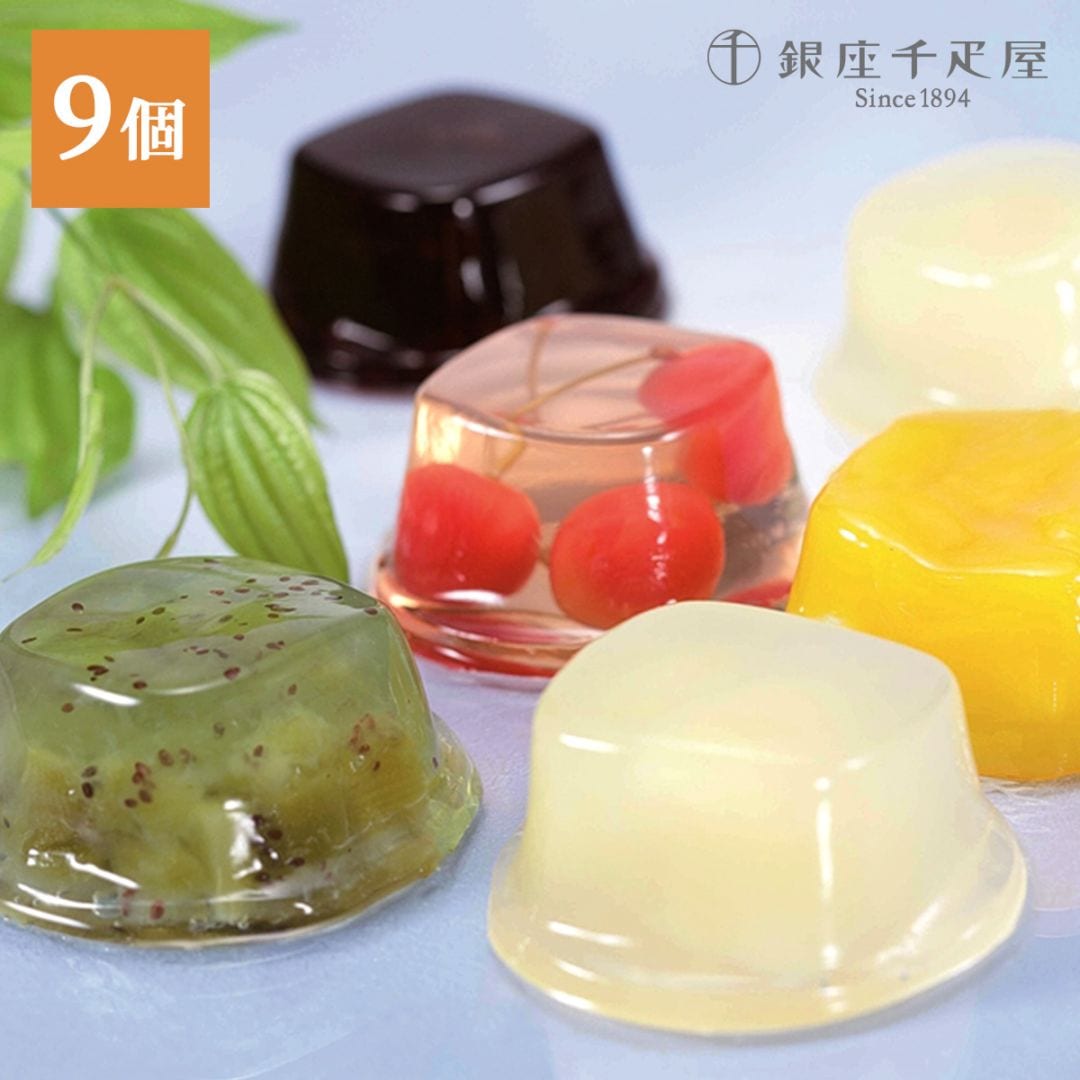 銀座千疋屋　銀座ゼリー9個セット